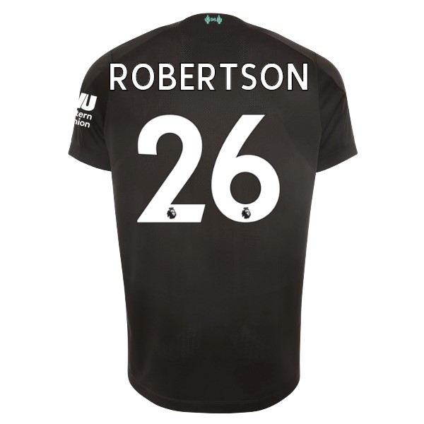 Camiseta Liverpool NO.26 Robertson Replica Tercera Ropa 2019/20 Negro